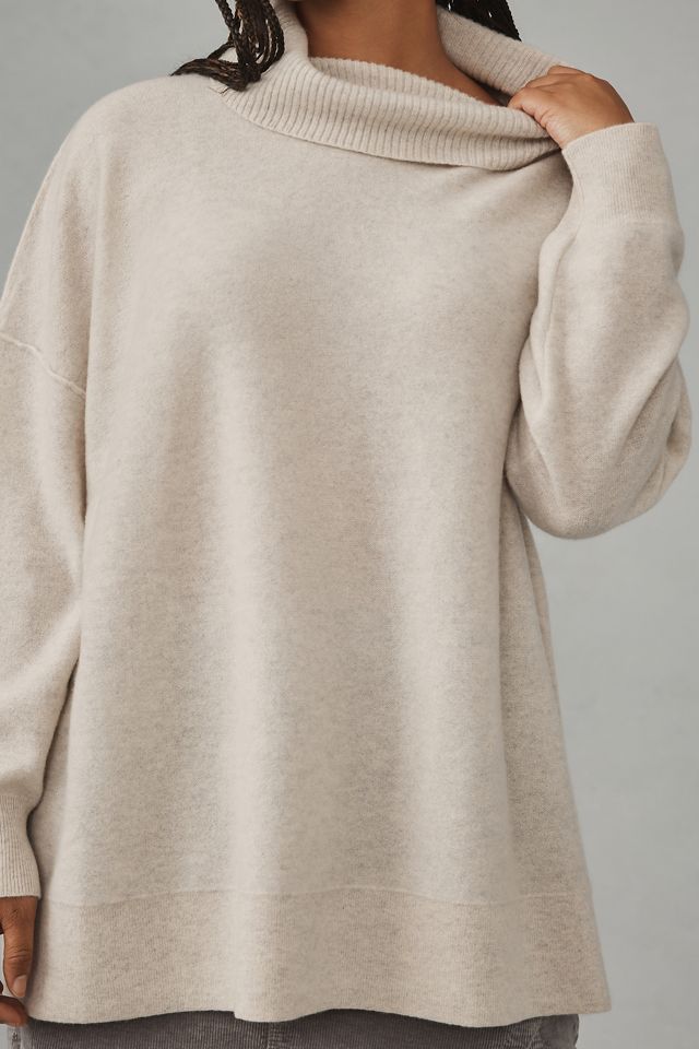 By Anthropologie Cashmere Turtleneck Tunic Sweater #7