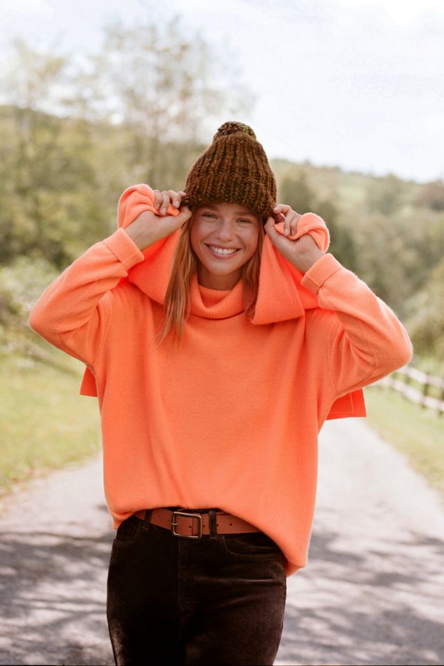 By Anthropologie Cashmere Tunic Turtleneck Jumper #5