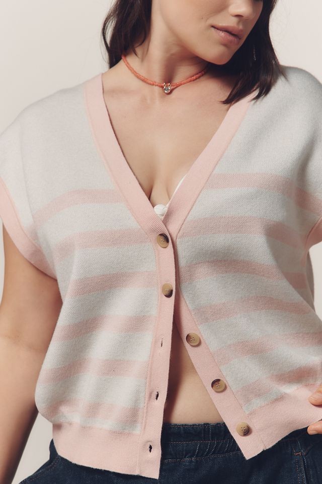 Maeve Slouchy Cardigan Sweater Vest #7