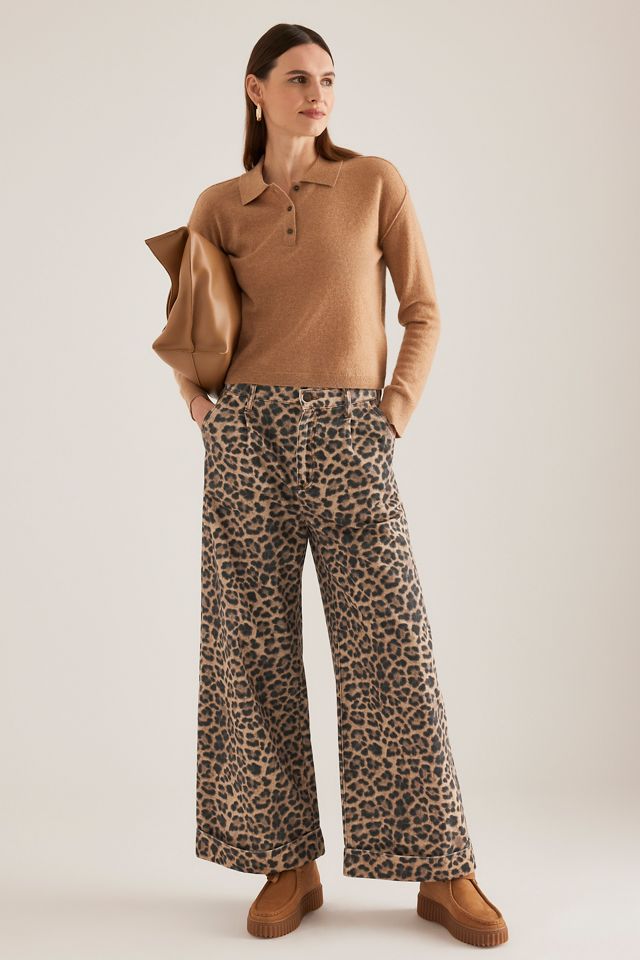 Der Jensen Kaschmir Cropped Polo Pullover von Pilcro #4