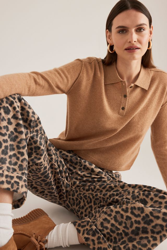 Der Jensen Kaschmir Cropped Polo Pullover von Pilcro #2