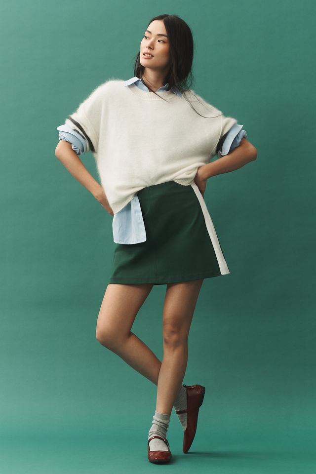 Pilcro Brushed Cashmere Boxy Crop Sweater #1