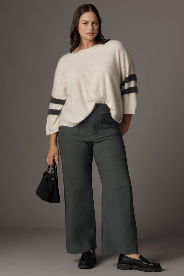 Pilcro Brushed Cashmere Boxy Crop Sweater #6