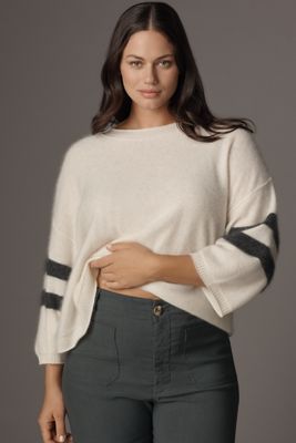 Pilcro Brushed Cashmere Boxy Crop Sweater