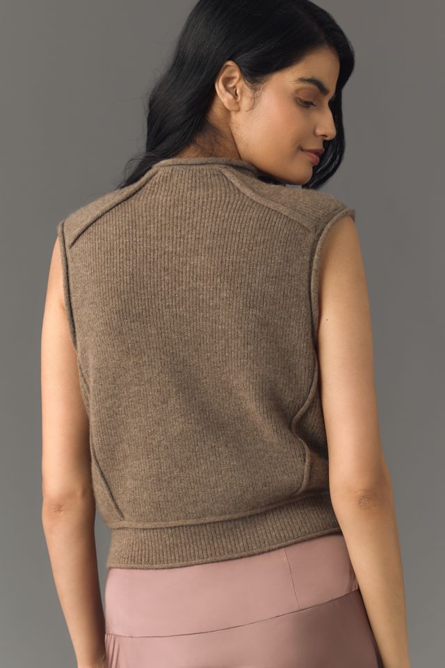 Pilcro Mock-Neck Sweater Vest #2