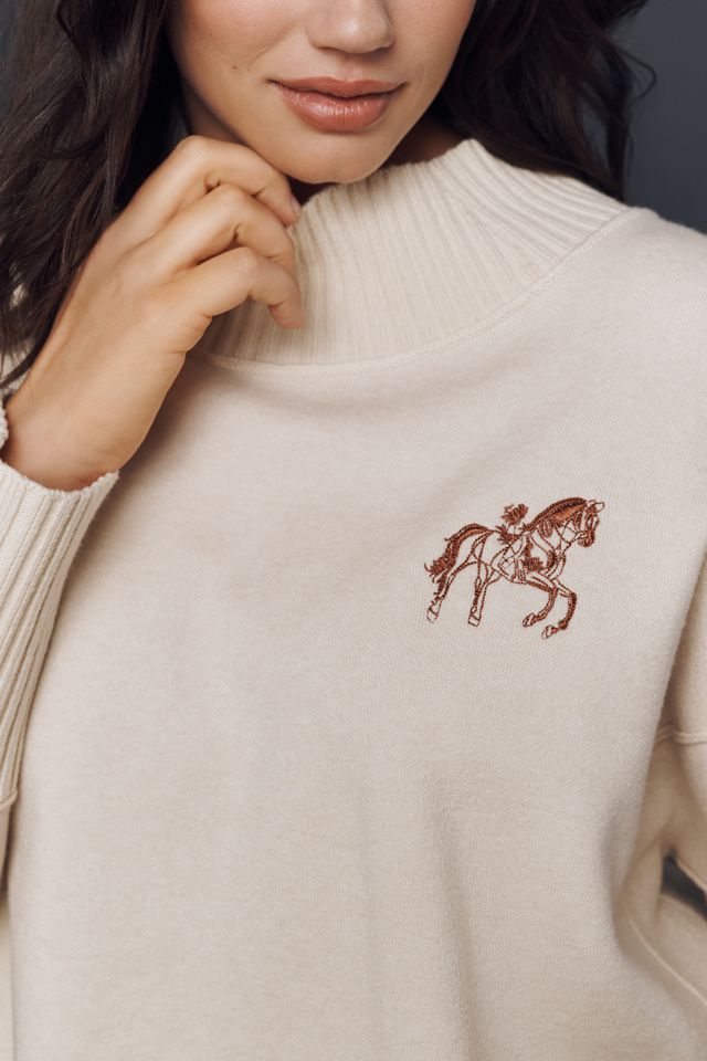 The Logan Turtleneck Sweater by Maeve | Anthropologie