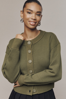 Maeve The Sutton Cardigan Sweater By  In Green