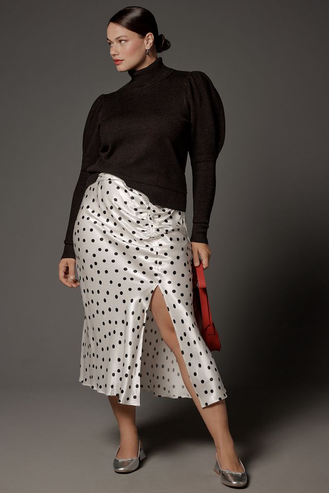 The Aurora Puff-Sleeve Turtleneck Sweater by Maeve #5