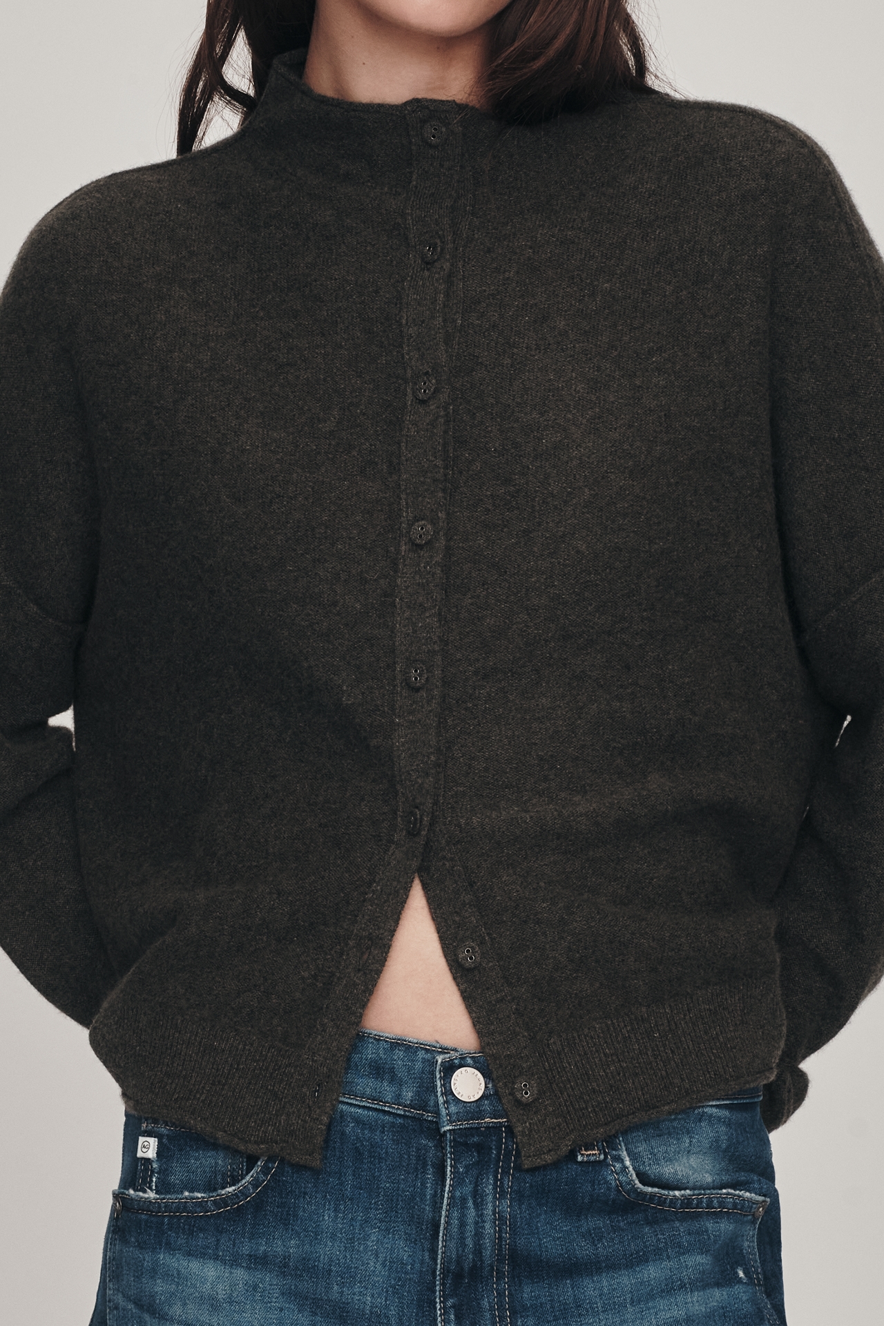 The Alani Cashmere Cardigan Sweater by Pilcro