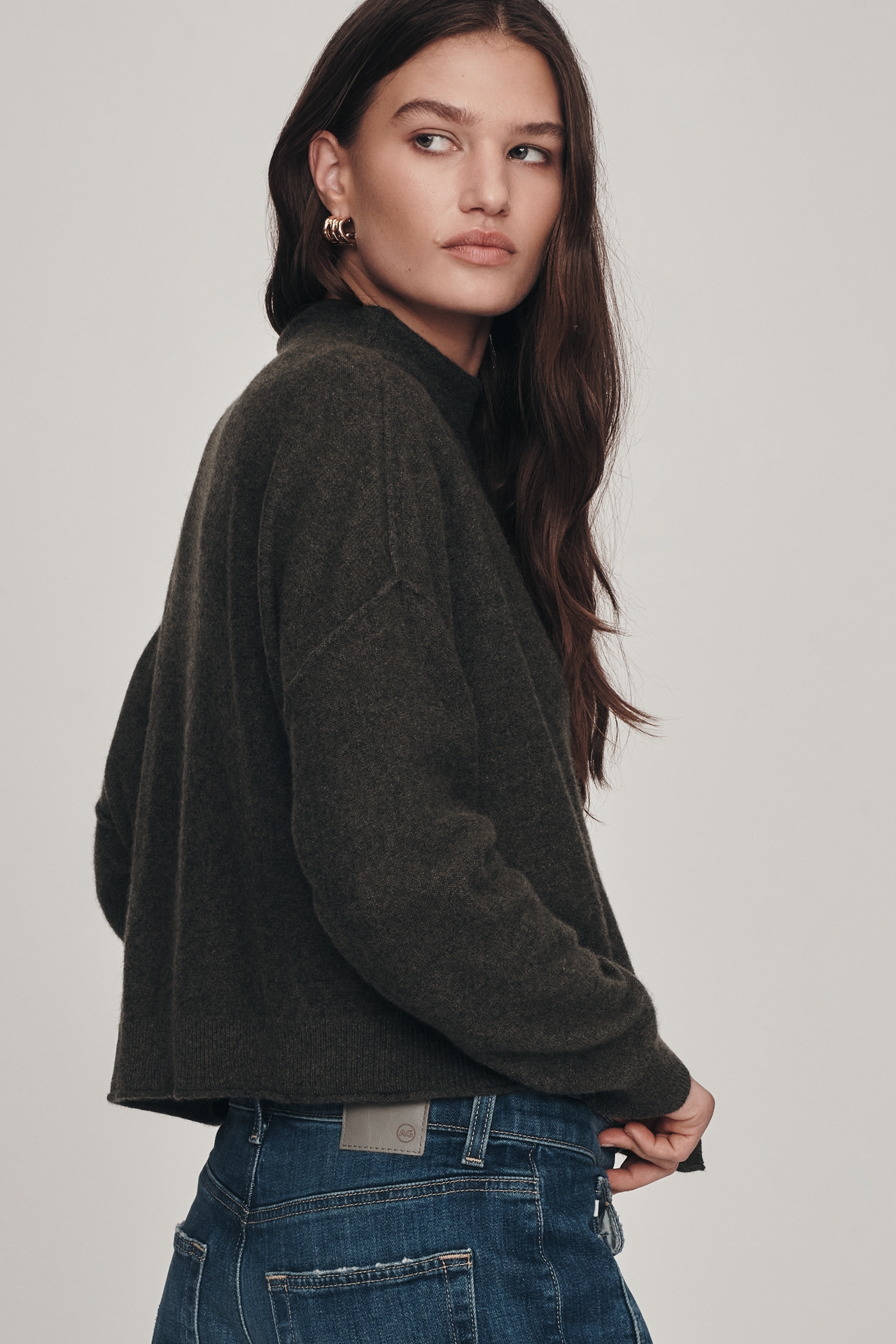 The Alani Cashmere Cardigan Sweater by Pilcro