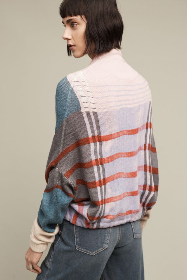 Plaid Cashmere Bomber #3