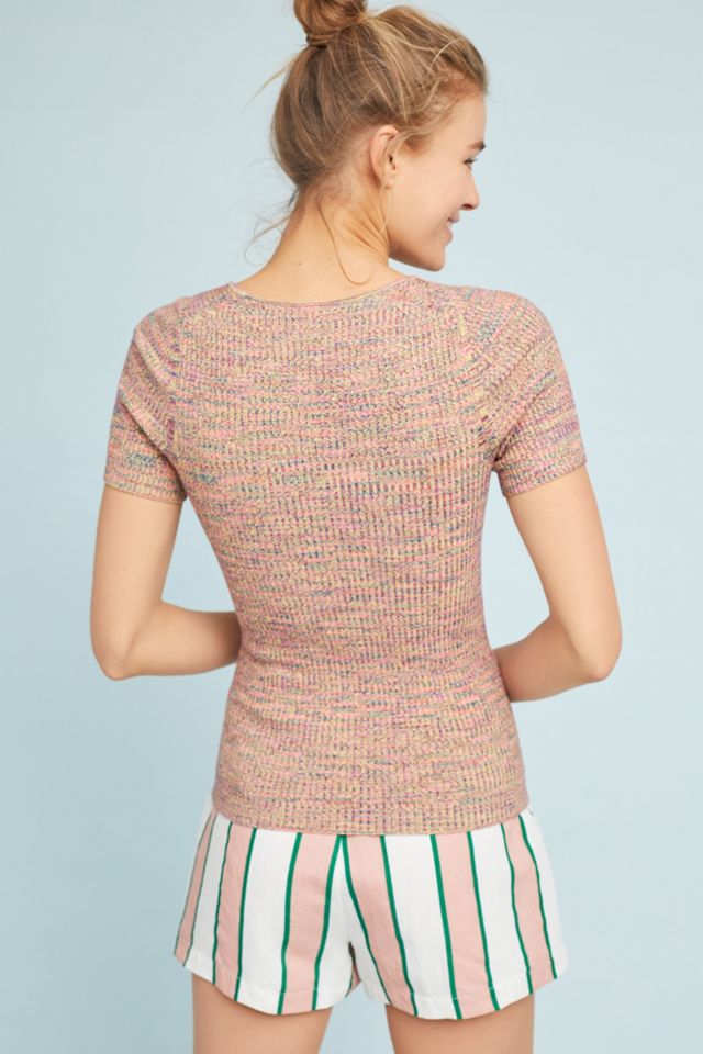 Ribbed Sweater Tee #3