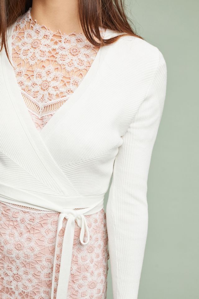 Cropped Ballet Wrap Top #1