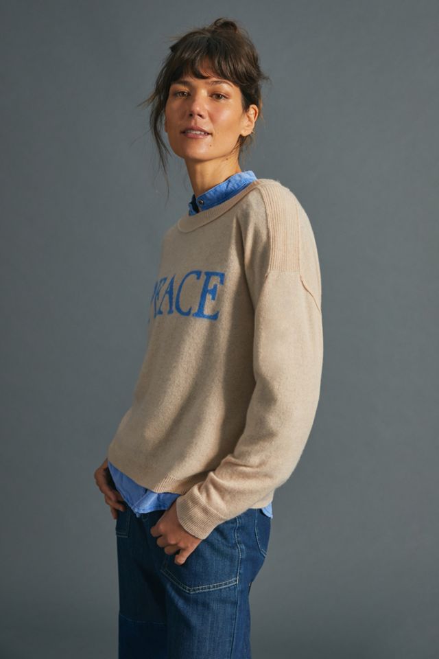Pilcro Emmeline Boat-Neck Cashmere Sweater #1