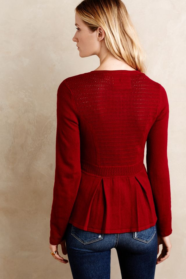 Pointelle Zipped Cardigan #1