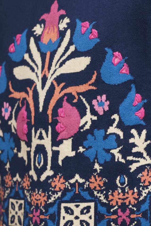 Floral Intarsia Sweatshirt #2