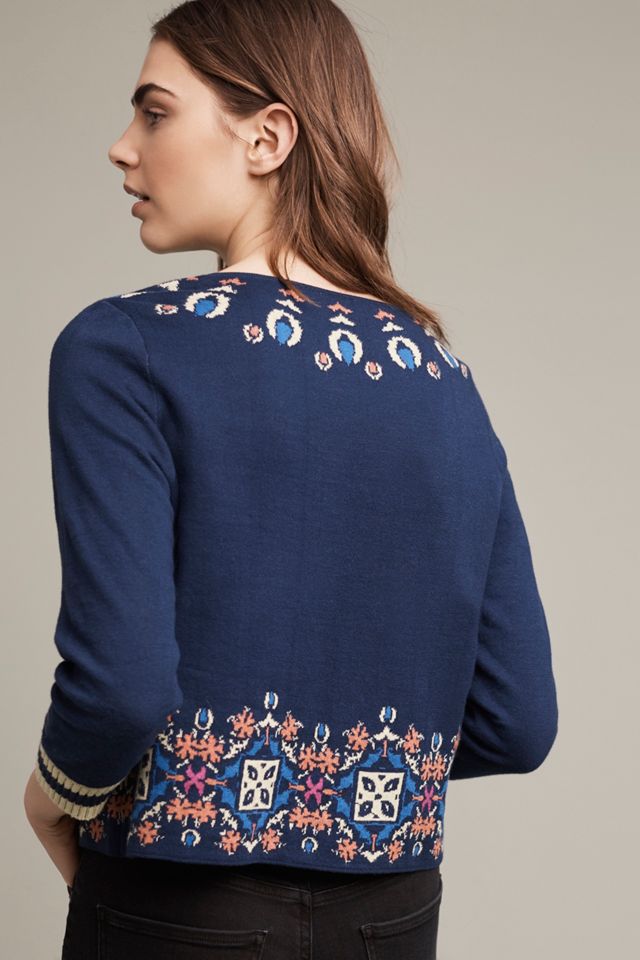 Floral Intarsia Sweatshirt #3