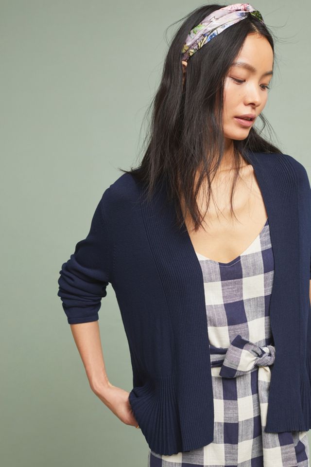 Banlieue Peplum Cardigan