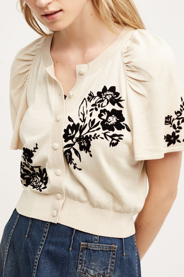 Cropped Vineyard Cardigan #2
