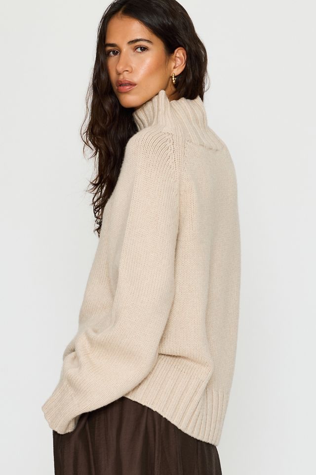 Pull en laine et cachemire à col cheminée Pilcro #1