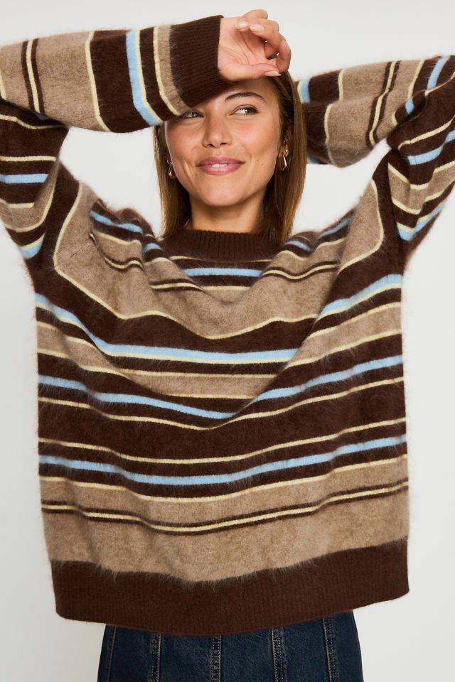 Pull à rayures 100% cachemire By Anthropologie #2