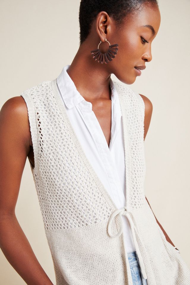 Crochet Longline Vest #2