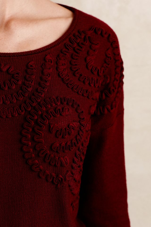 Abstract Roses Pullover #2