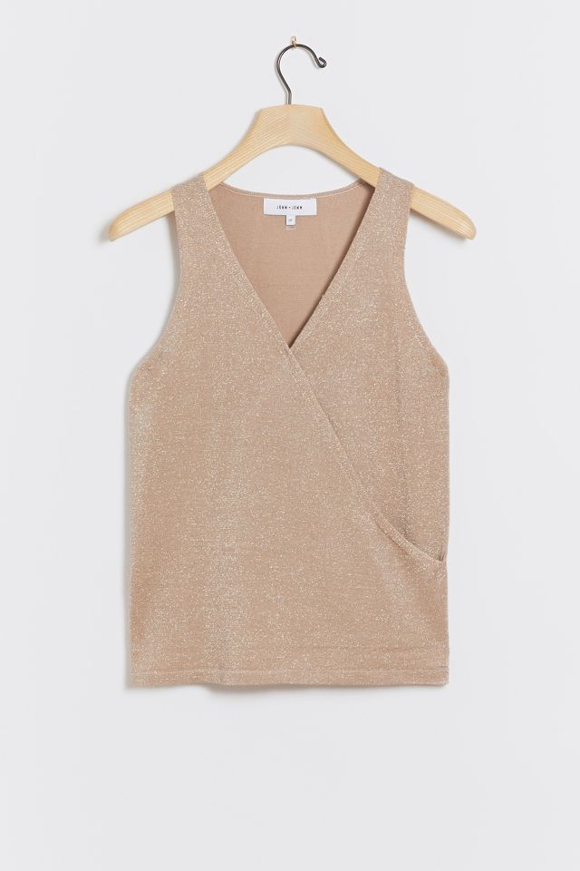 Anthropologie Shimmer sold Surplice Pullover