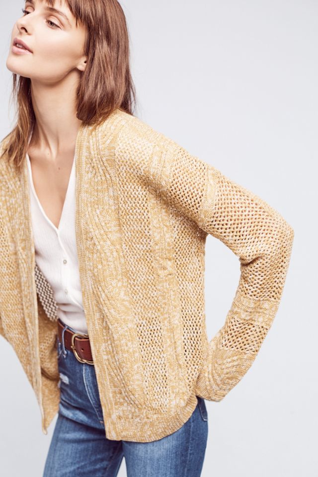 Jolette Cable-Knit Cardigan #1