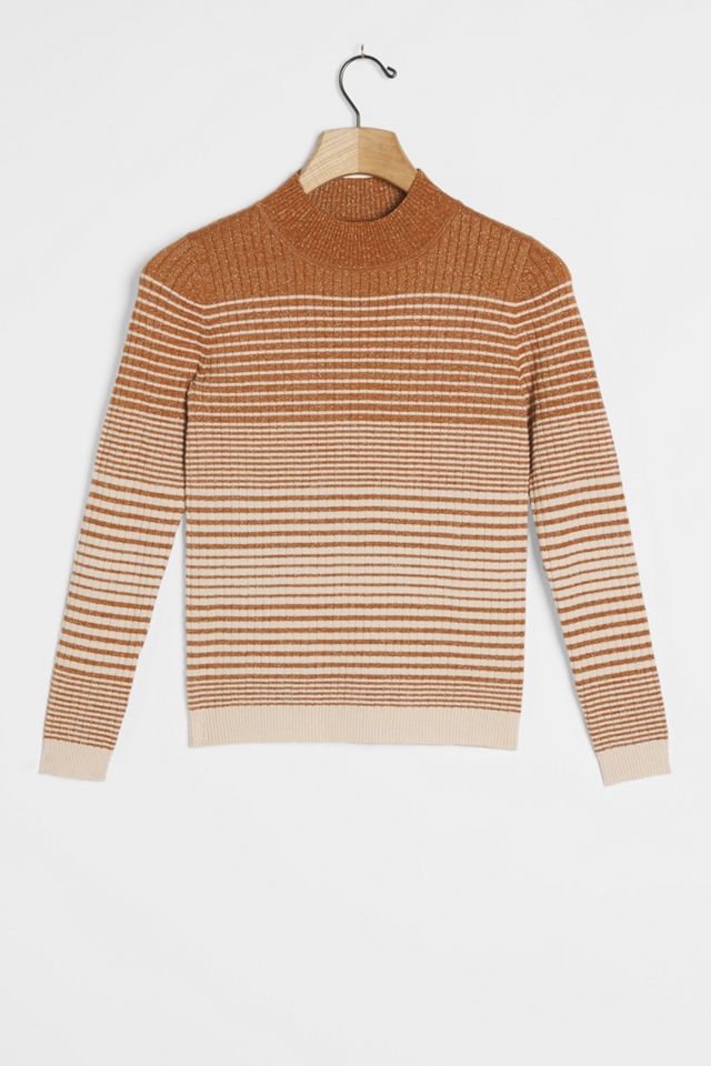 Bonnie Shimmer Mock Neck Sweater #1