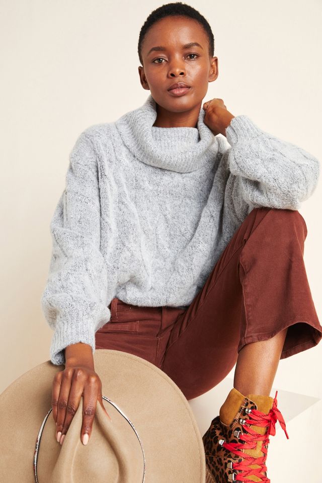 Free people cozy shop cashmere turtleneck sweater