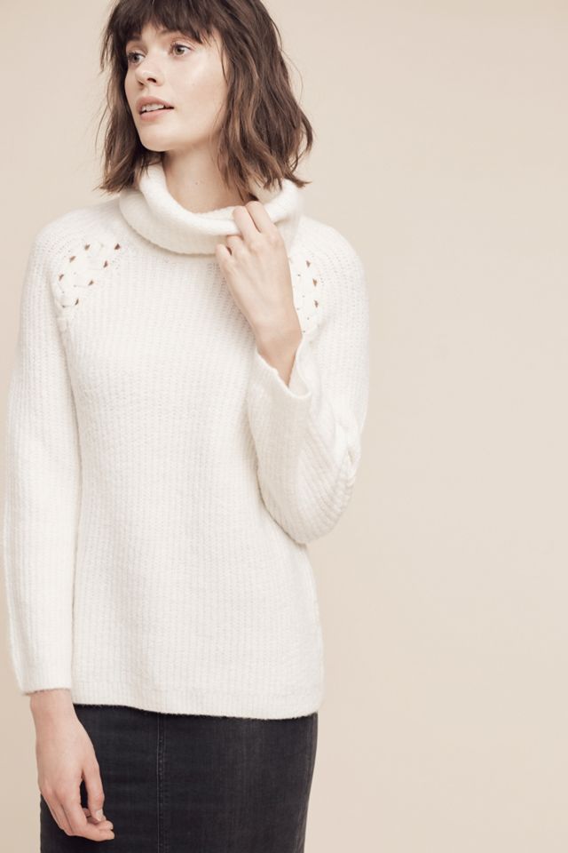 Cabled Ribbed Turtleneck | Anthropologie