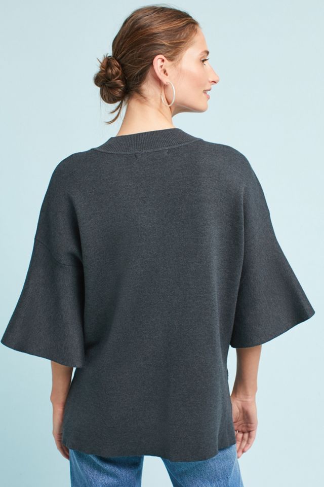 Lorena Flutter-Sleeve Pullover #1