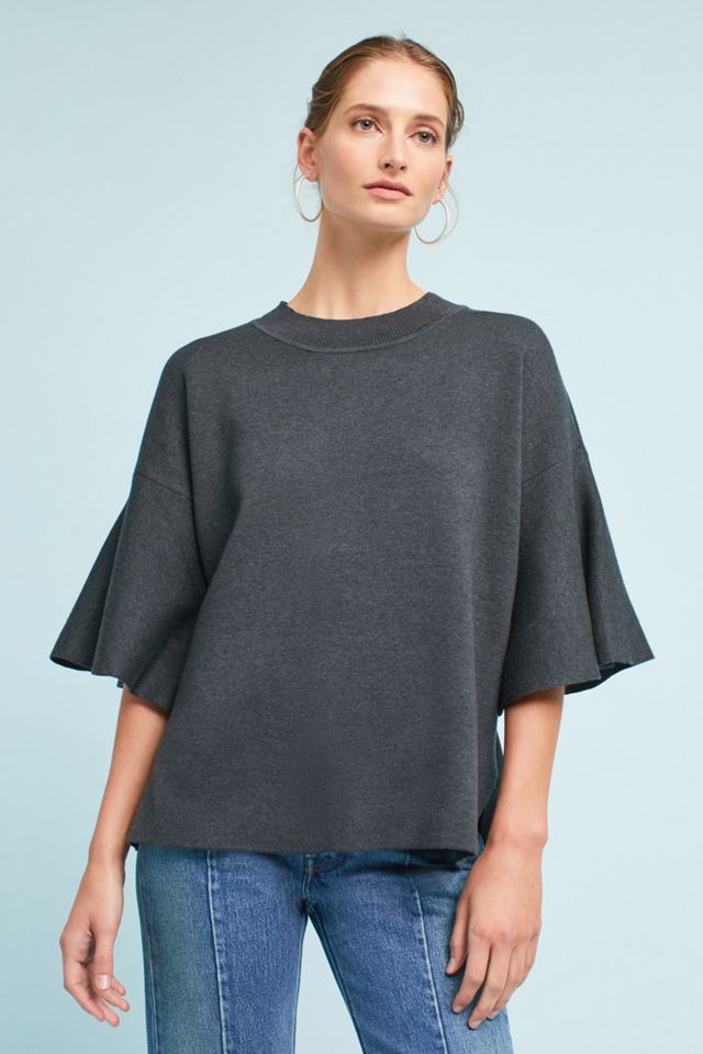 Lorena Flutter-Sleeve Pullover #2