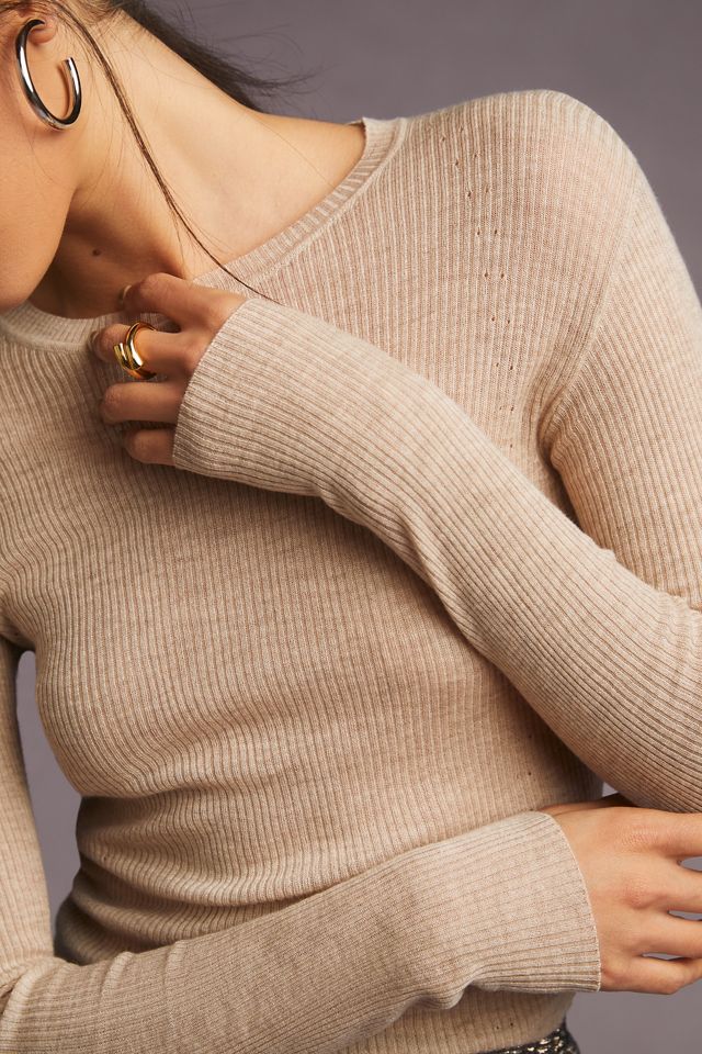 Bella Dahl Ribbed Crewneck Sweater #3