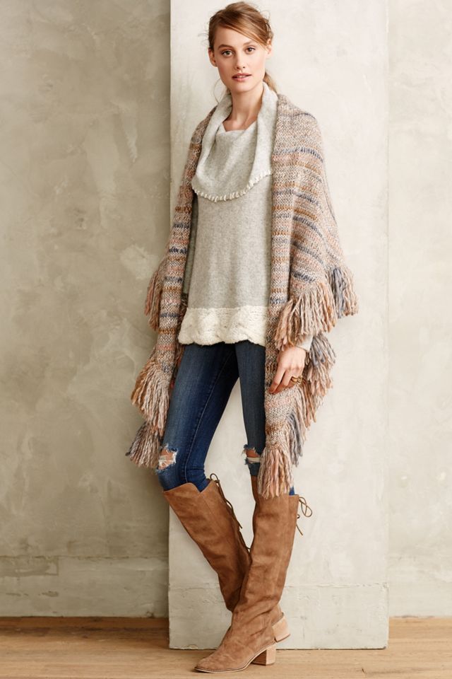 Whipstitched Boucle Sweater #2