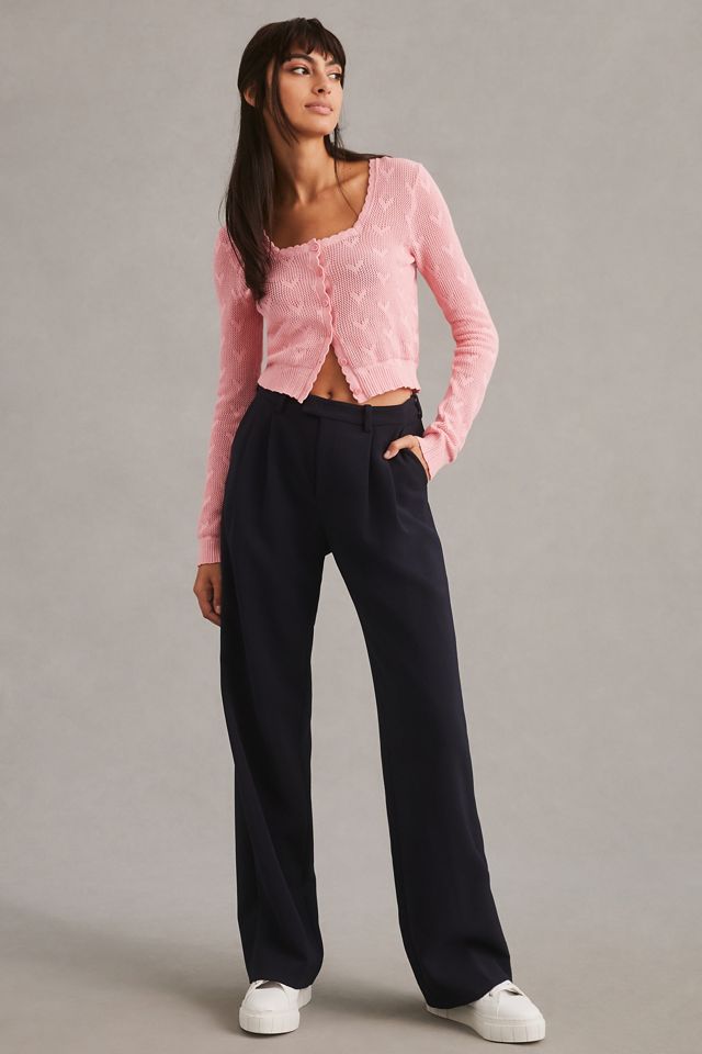 LoveShackFancy Venice Cropped Cardigan Sweater #3