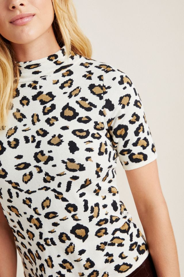 Naomi Mock Neck Sweater Tee #3