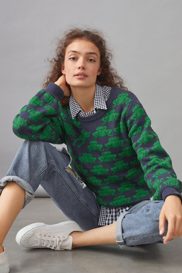 Frog Sweater | Anthropologie