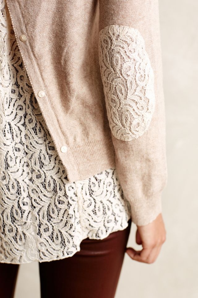 Lace-Parted Pullover #2