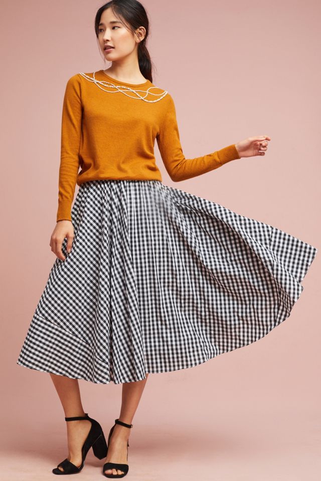 Pearled Collar Pullover #2