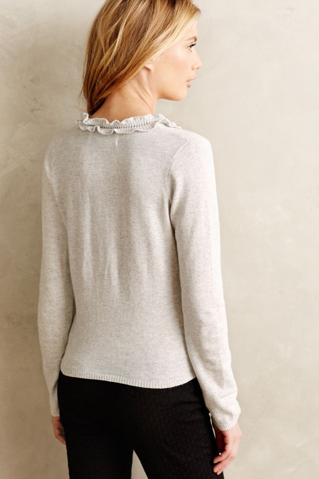 Ruffled Corsage Cardigan  #1