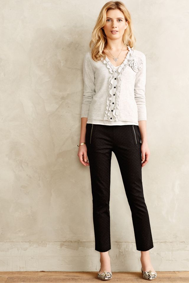 Ruffled Corsage Cardigan  #2