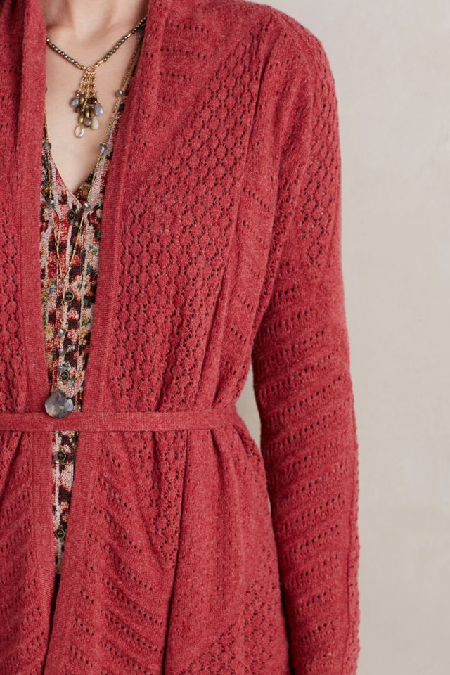 Pointelle Wrap Cardigan #2