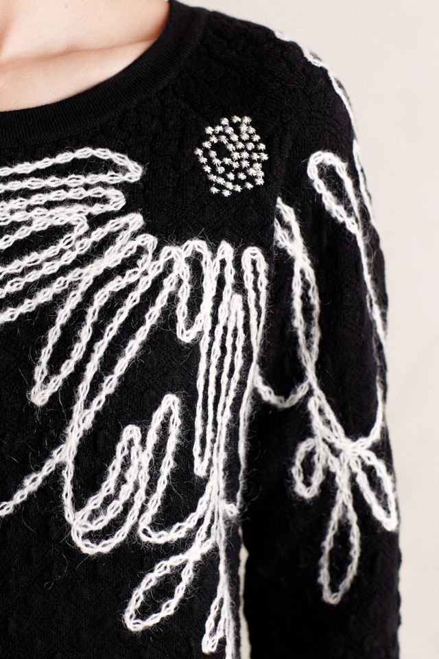 Ivory Bloom Pullover #4