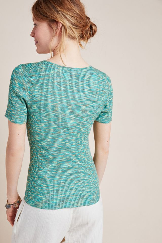 Zuzu Space-Dyed Sweater Tee #1