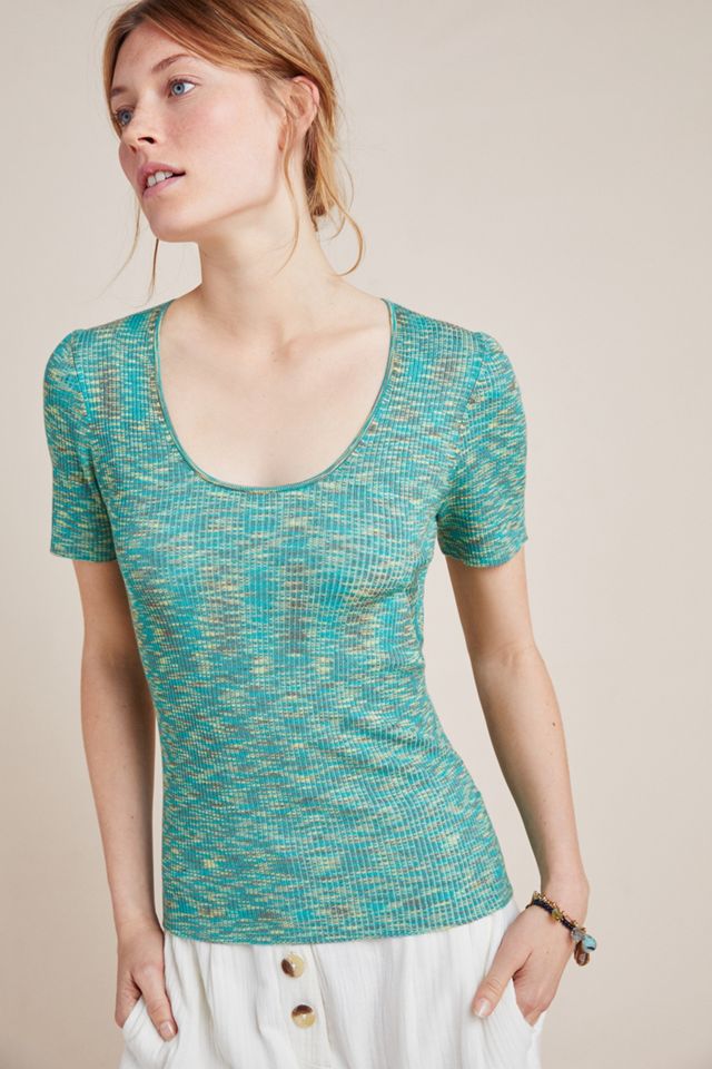 Zuzu Space-Dyed Sweater Tee #2