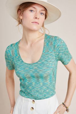 Zuzu Space-Dyed Sweater Tee