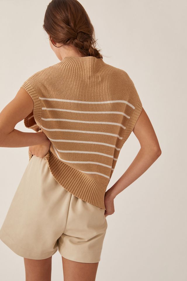 Maeve Amara Mock-Neck Sweater Vest #2