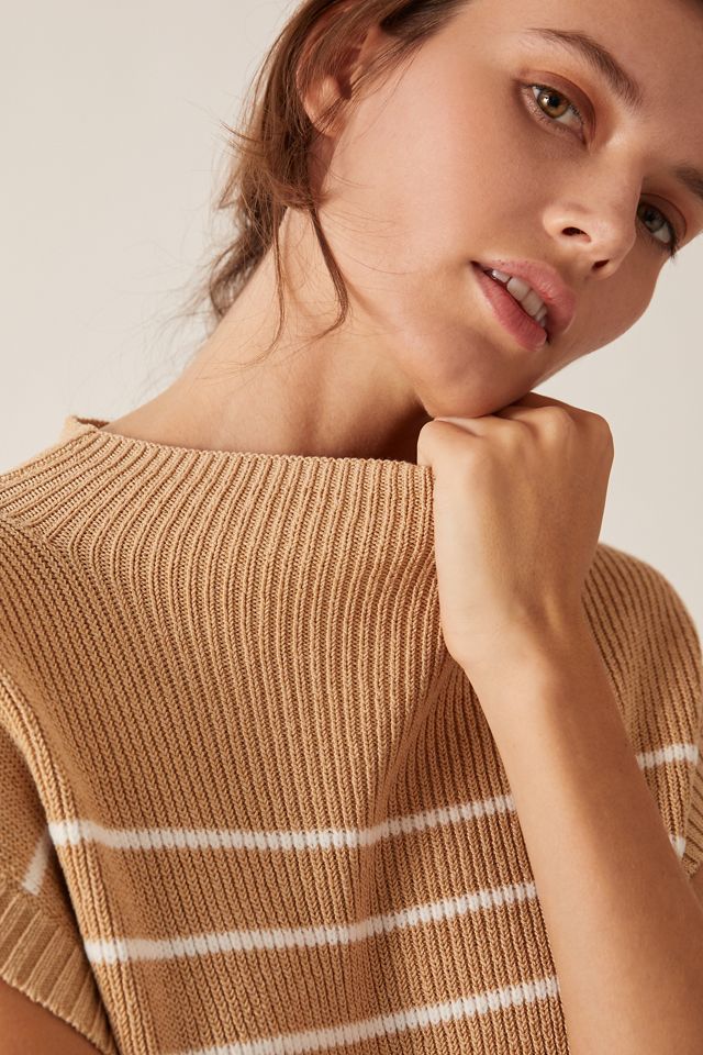 Maeve Amara Mock-Neck Sweater Vest #3
